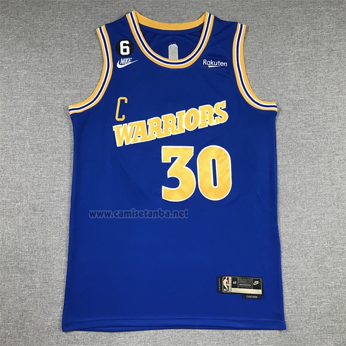 Camiseta Golden State Warriors Stephen Curry #30 Classic 2022-23 Azul